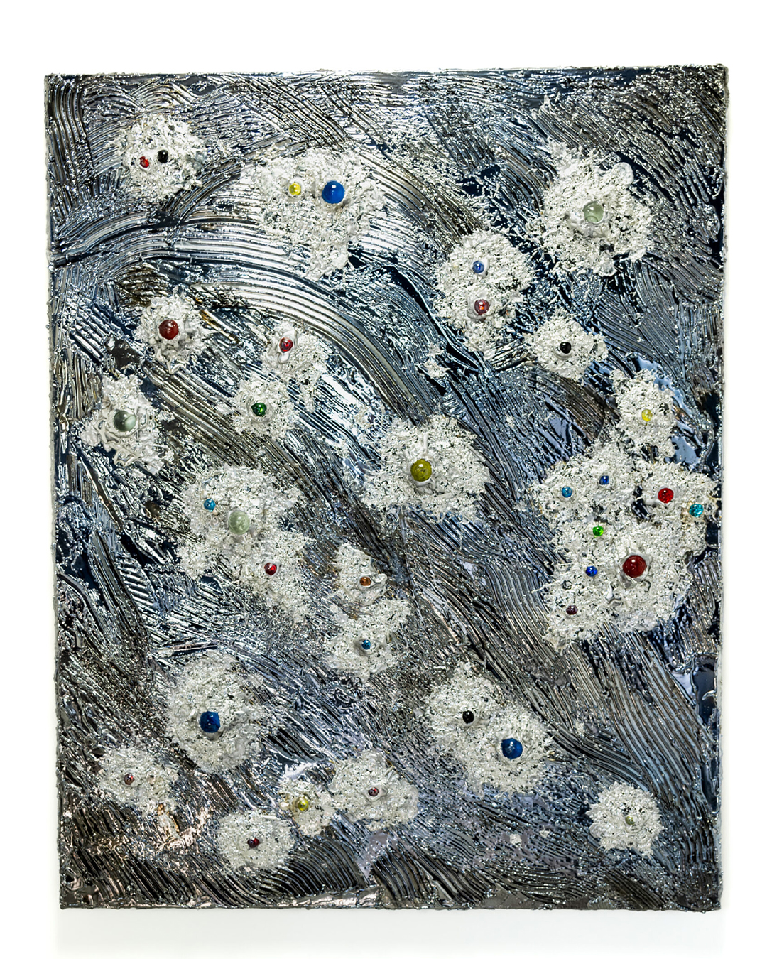 Illusion Flower 花銀河 F30号